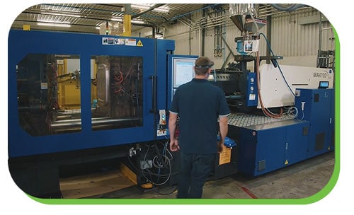 Production monitoring for the plastics industry, mostly injection molding